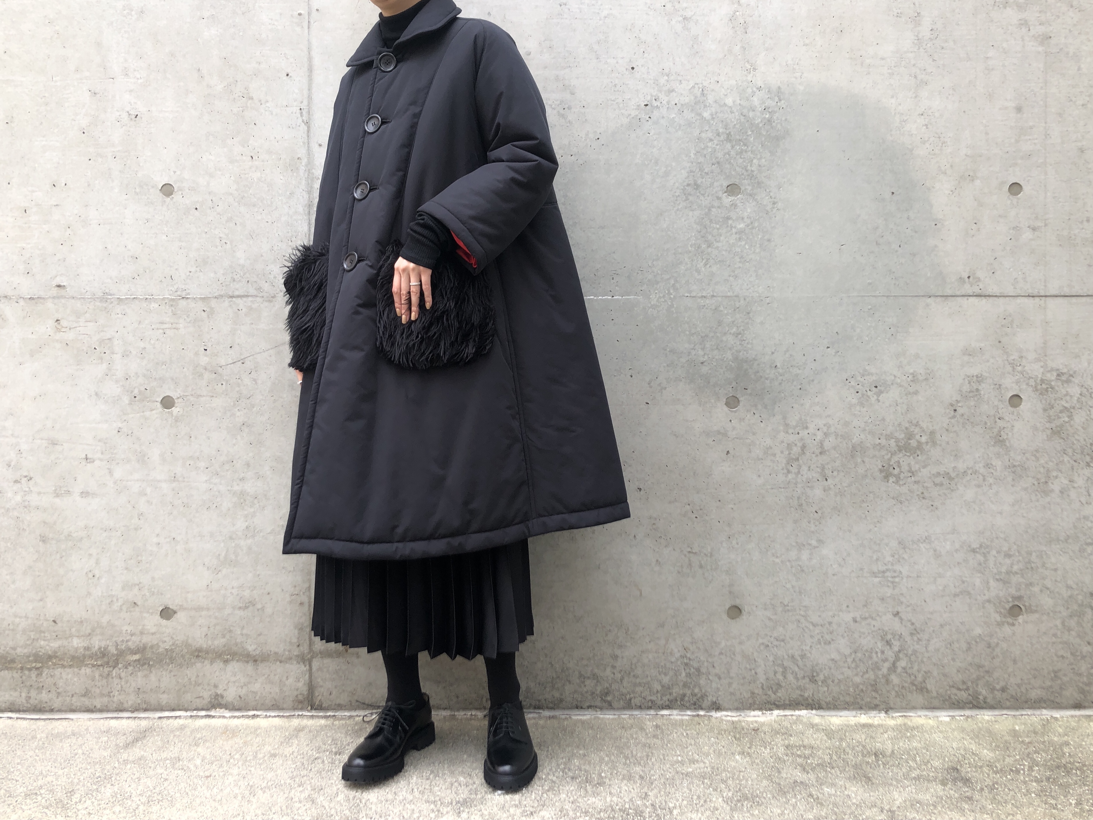 93AW COMME des GARCONS コムデギャルソン ロングコートレディース