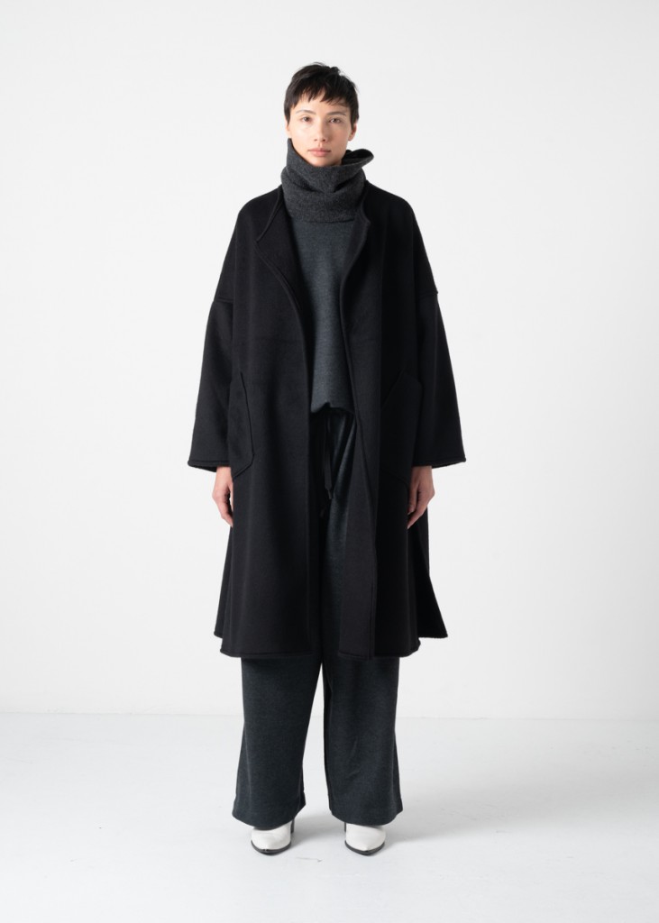 36_KENSINGTON COLLARLESS COAT_OB_99_BLACK_1